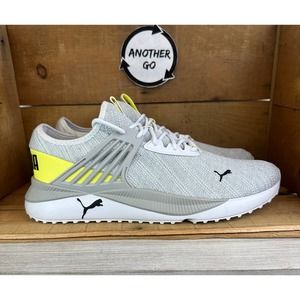 Men’s Puma Pacer Future Doubleknit Athletic Sneakers Shoes Size 14 Gray Yellow